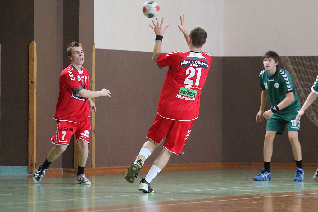 Juniorzy młodsi: MSPR Siódemka I Legnica – MSPR Siódemka II Legnica 37:27
