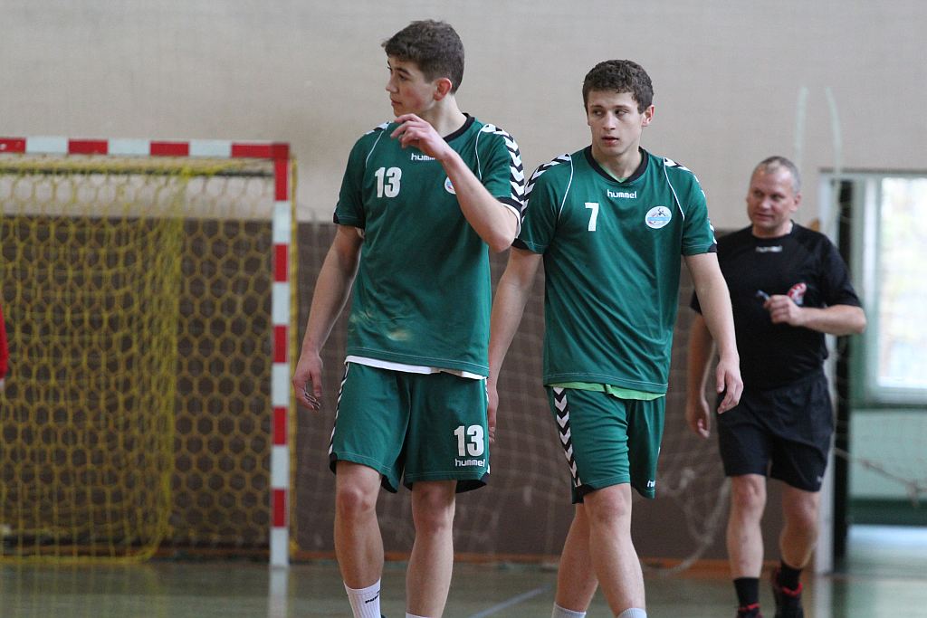 Juniorzy młodsi: MSPR Siódemka I Legnica – MSPR Siódemka II Legnica 37:27