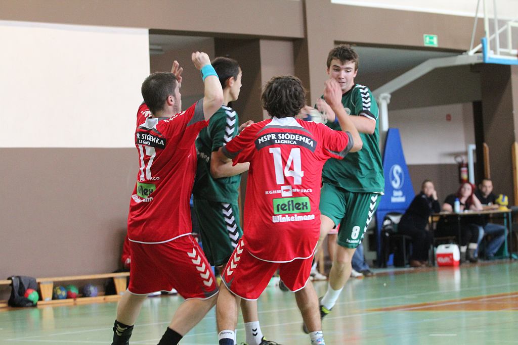 Juniorzy młodsi: MSPR Siódemka I Legnica – MSPR Siódemka II Legnica 37:27