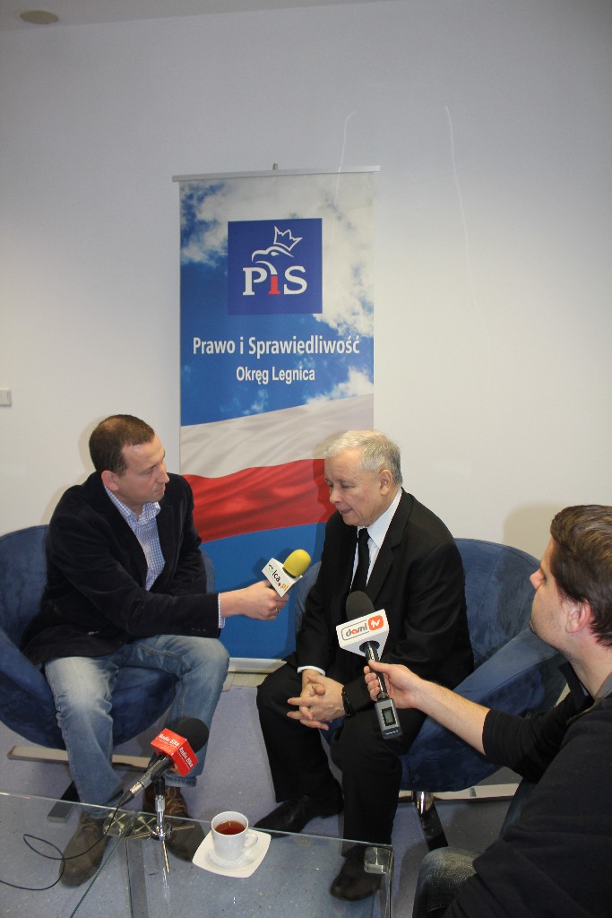 Kaczyński odwiedził Legnicę. „Widać kto tu rządzi”