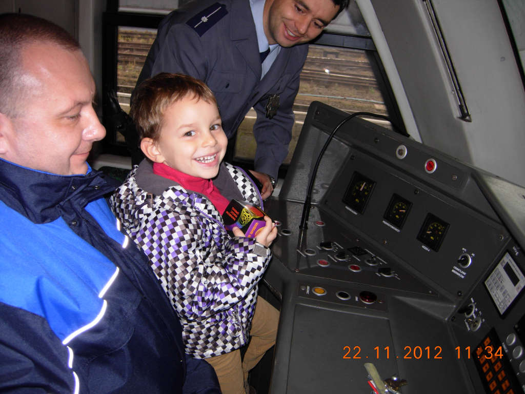 Niespodzianka dla maluchów na Dzień Kolejarza