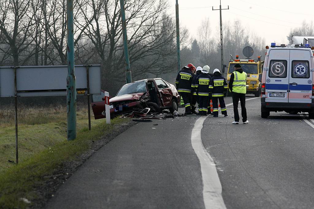 Wypadek na obwodnicy zachodniej. Są ranni