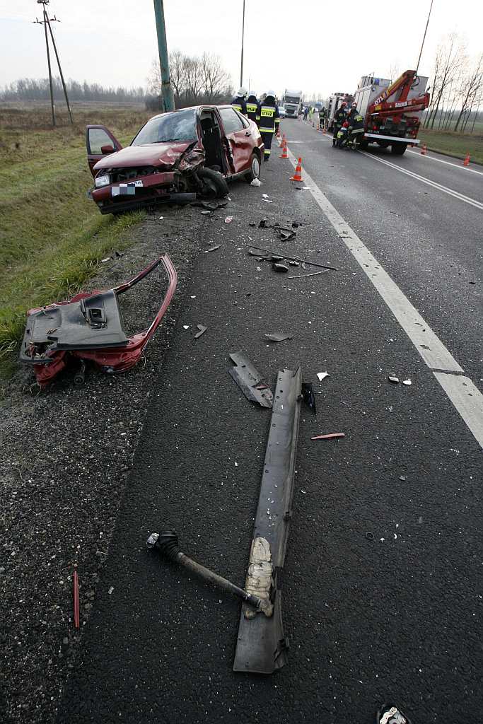 Wypadek na obwodnicy zachodniej. Są ranni