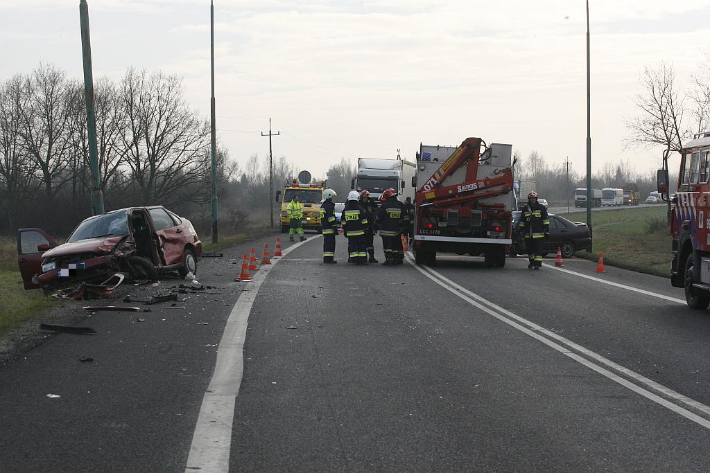 Wypadek na obwodnicy zachodniej. Są ranni