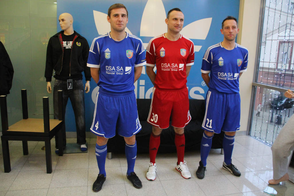 Nowe stroje Miedzi Legnica