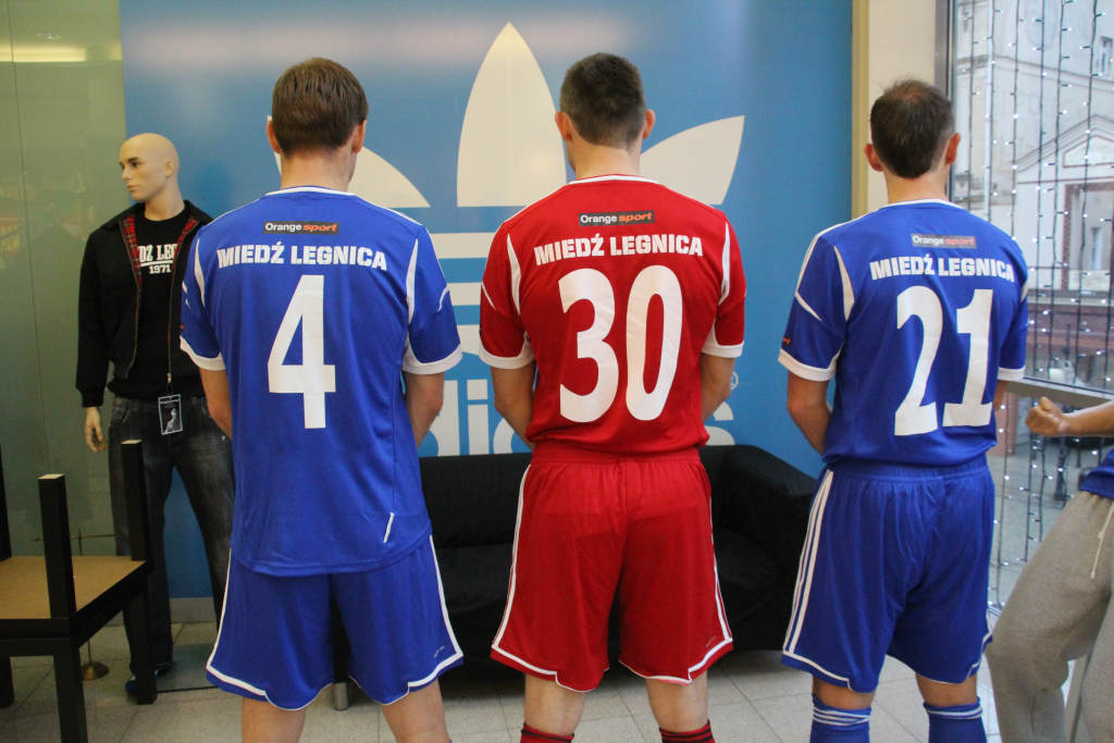 Nowe stroje Miedzi Legnica