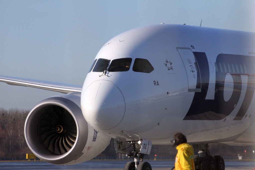 Boeing 787 Dreamliner we Wrocławiu