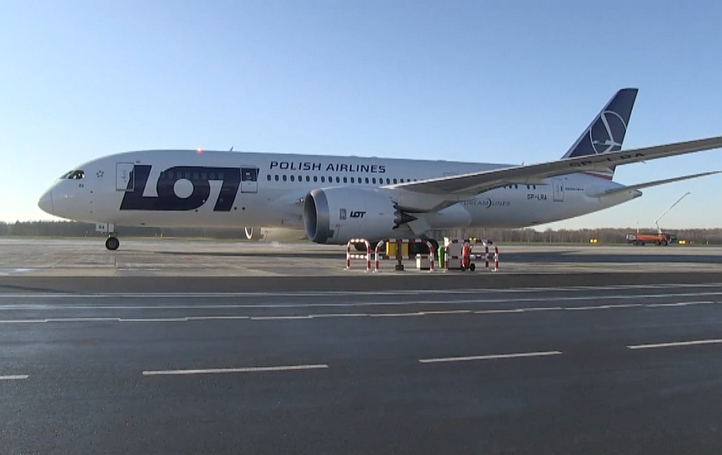Boeing 787 Dreamliner we Wrocławiu