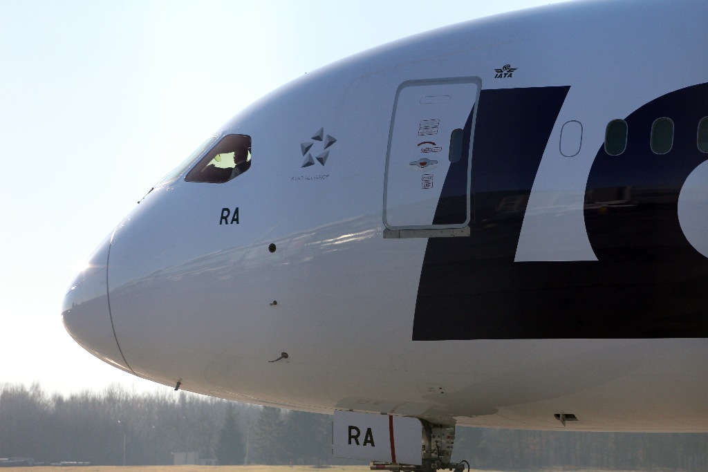Boeing 787 Dreamliner we Wrocławiu
