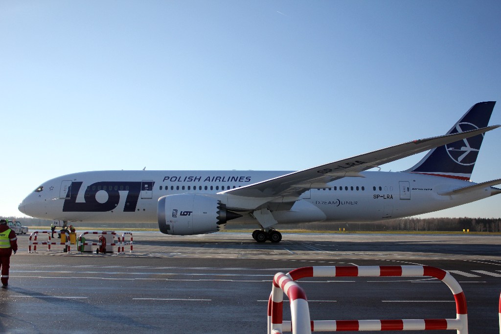 Boeing 787 Dreamliner we Wrocławiu
