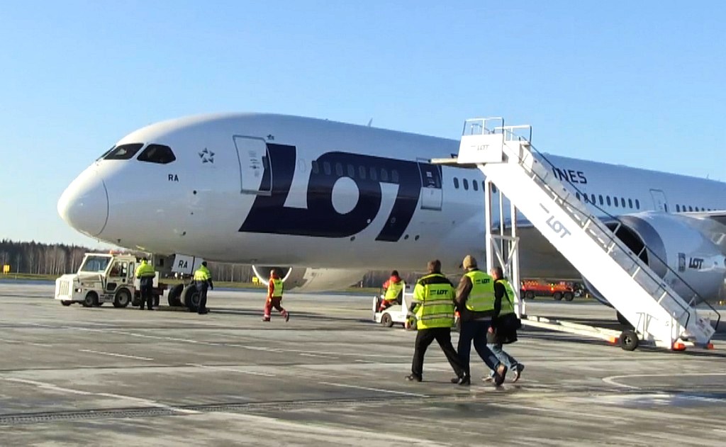 Boeing 787 Dreamliner we Wrocławiu