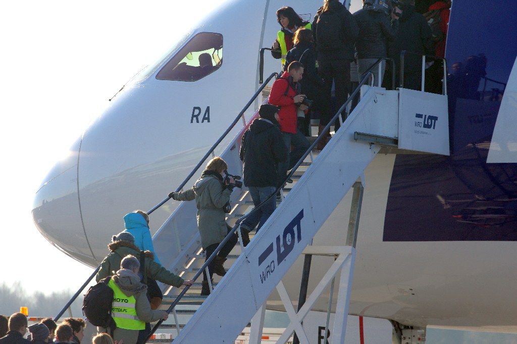 Boeing 787 Dreamliner we Wrocławiu