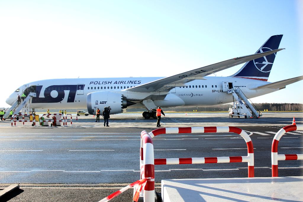 Boeing 787 Dreamliner we Wrocławiu
