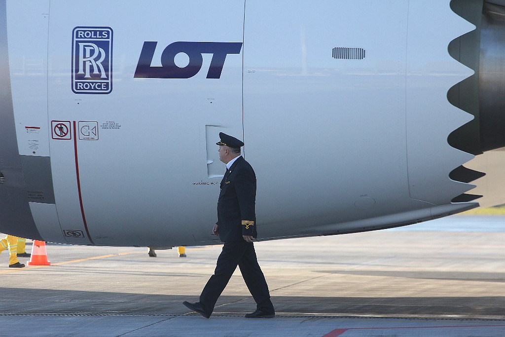 Boeing 787 Dreamliner we Wrocławiu