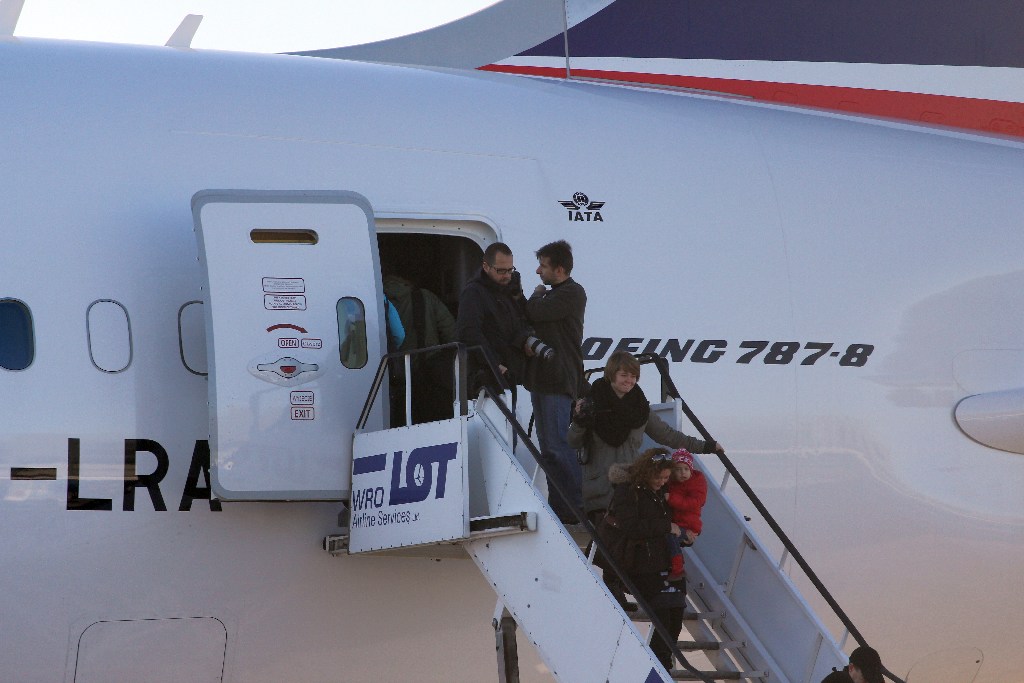 Boeing 787 Dreamliner we Wrocławiu