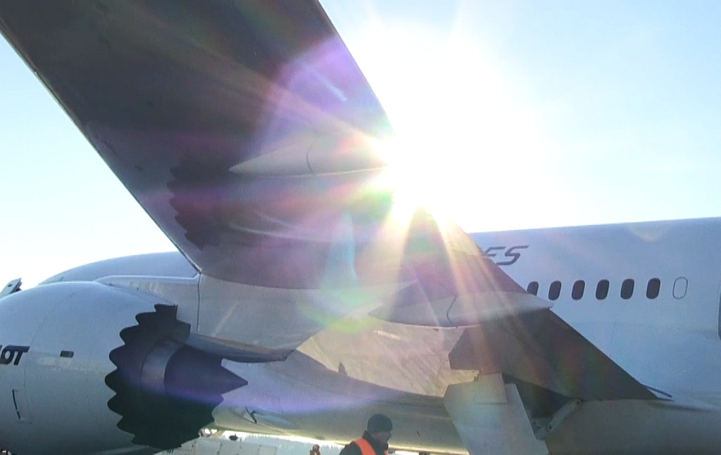 Boeing 787 Dreamliner we Wrocławiu