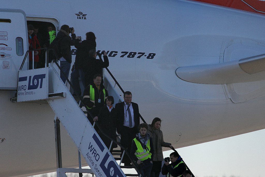 Boeing 787 Dreamliner we Wrocławiu