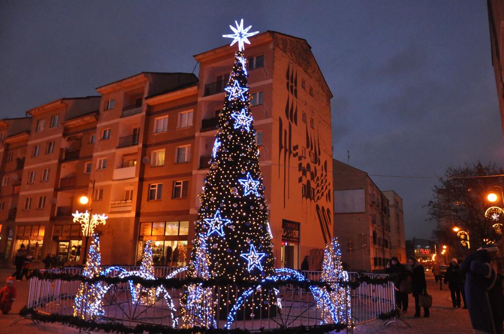 Iluminacja świąteczna w Rynku