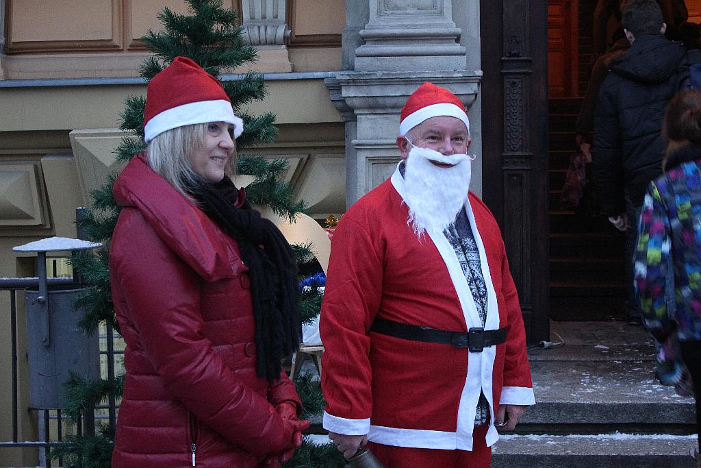 Mikołaj w I LO w Legnicy