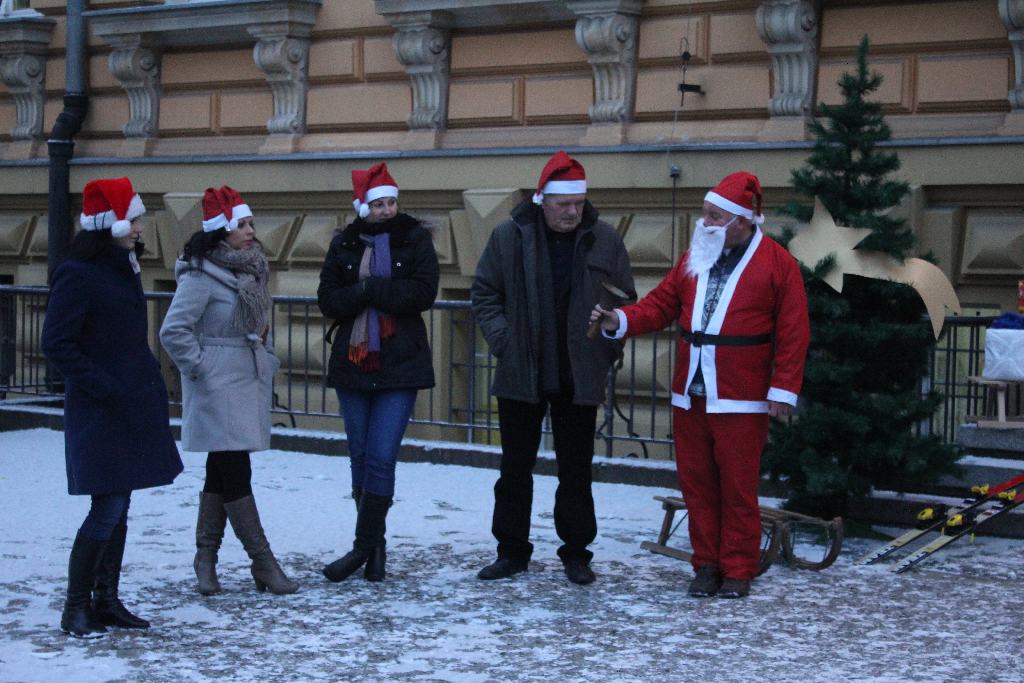 Mikołaj w I LO w Legnicy