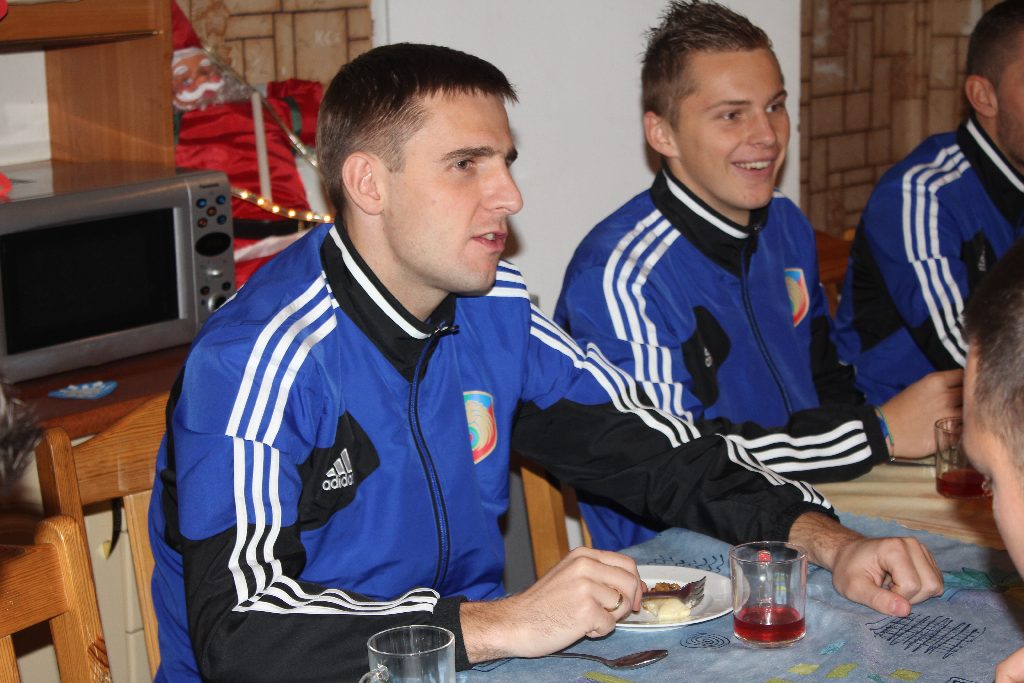 Piłkarze Miedzi w Domu Dziecka