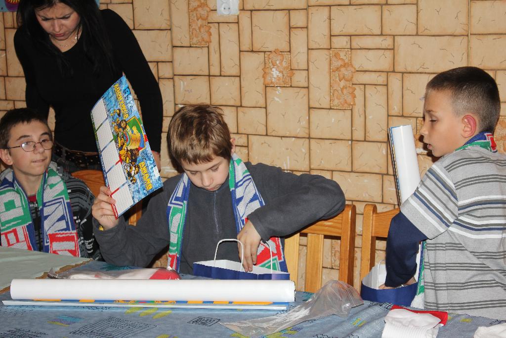 Piłkarze Miedzi w Domu Dziecka