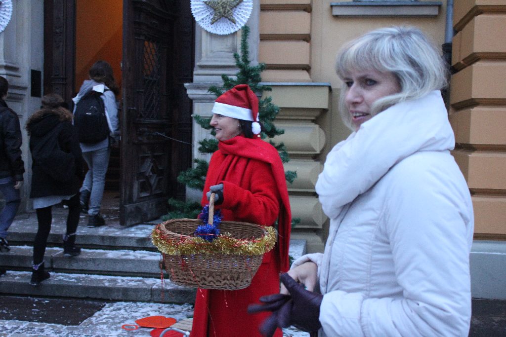 Mikołaj w I LO w Legnicy