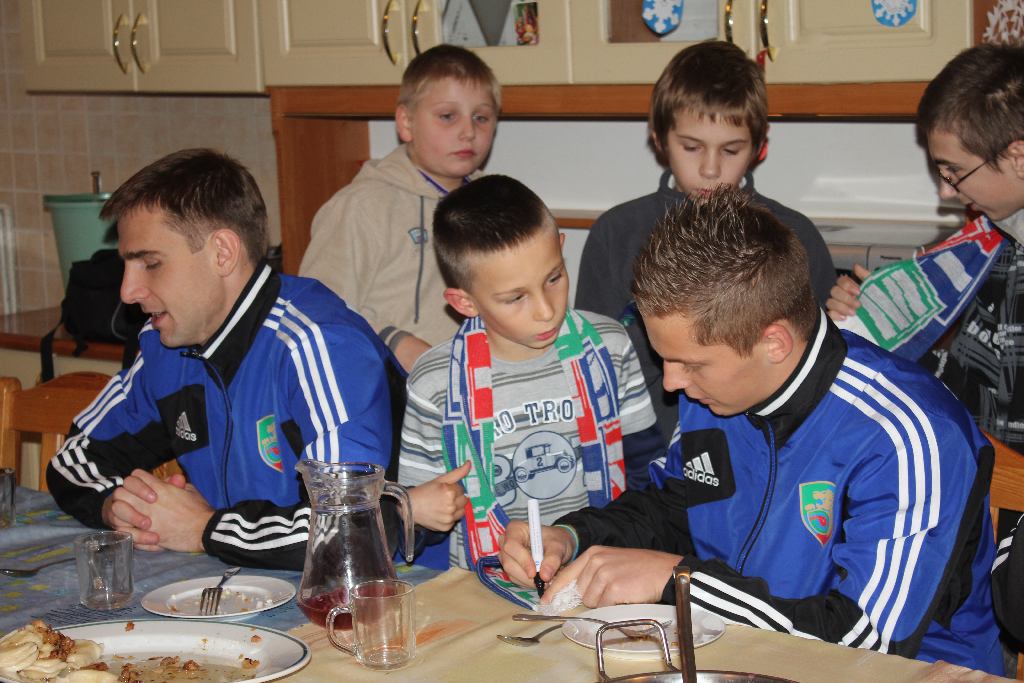 Piłkarze Miedzi w Domu Dziecka