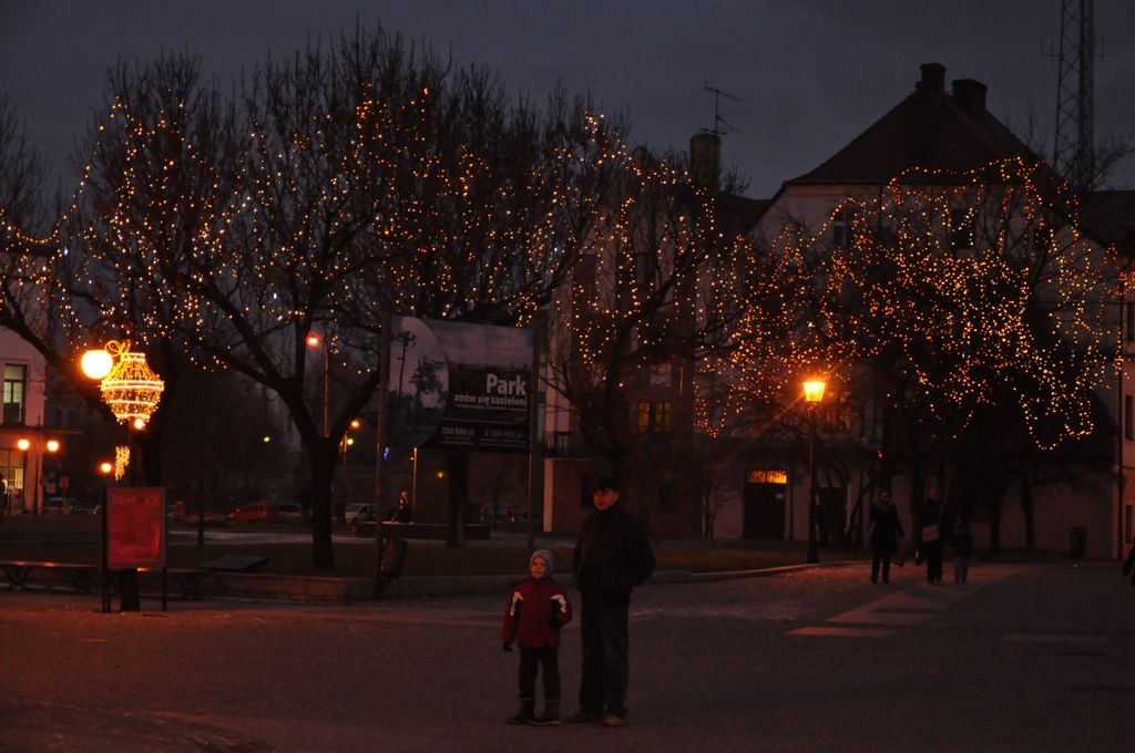 Iluminacja świąteczna w Rynku