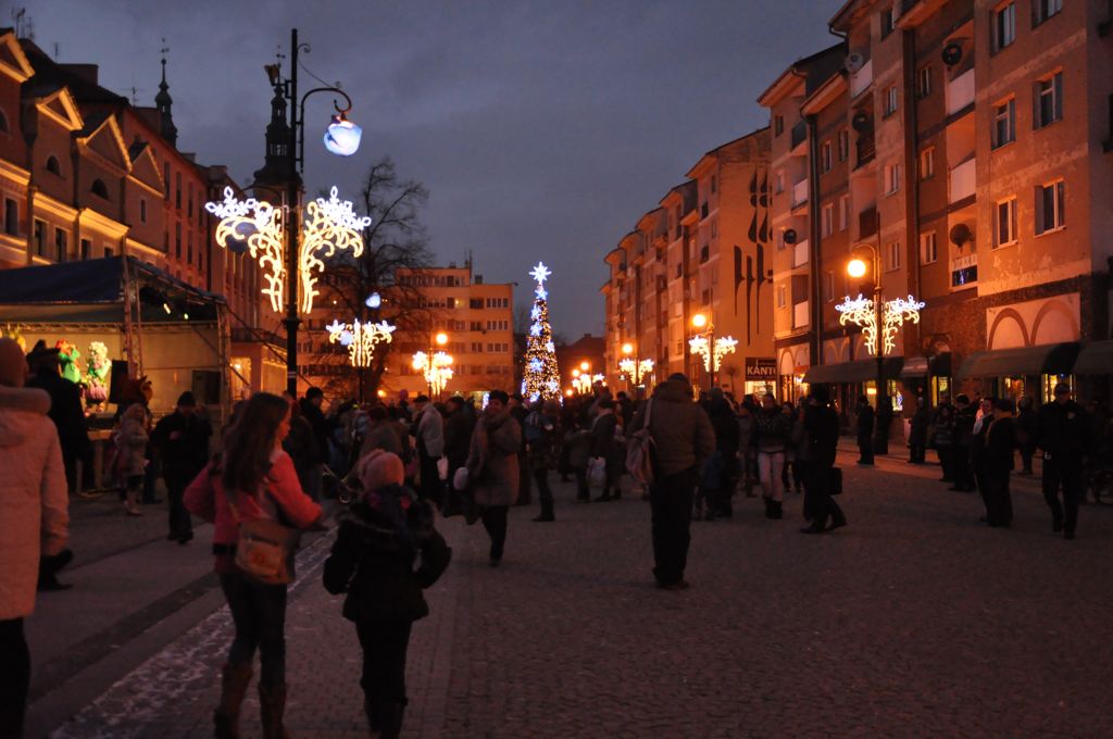 Iluminacja świąteczna w Rynku