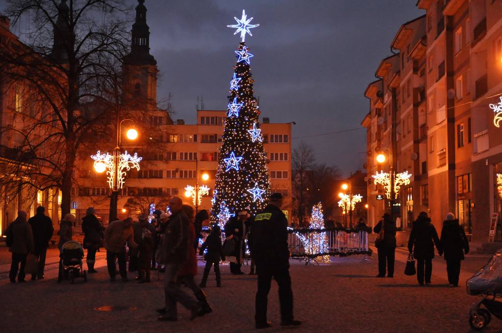 Iluminacja świąteczna w Rynku