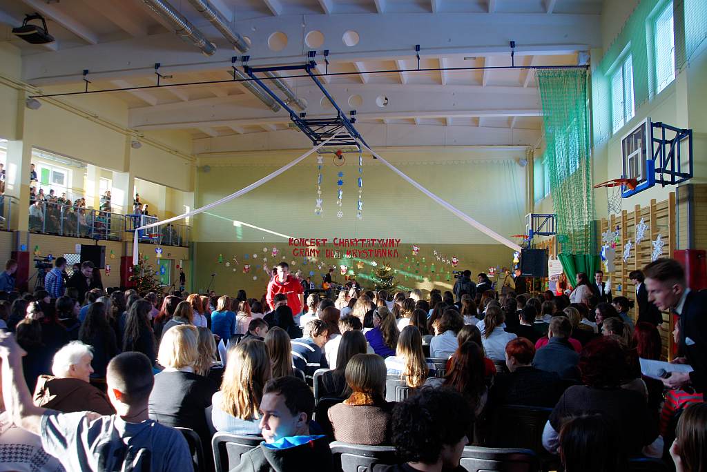 Koncert charytatywny w VI LO - cz1