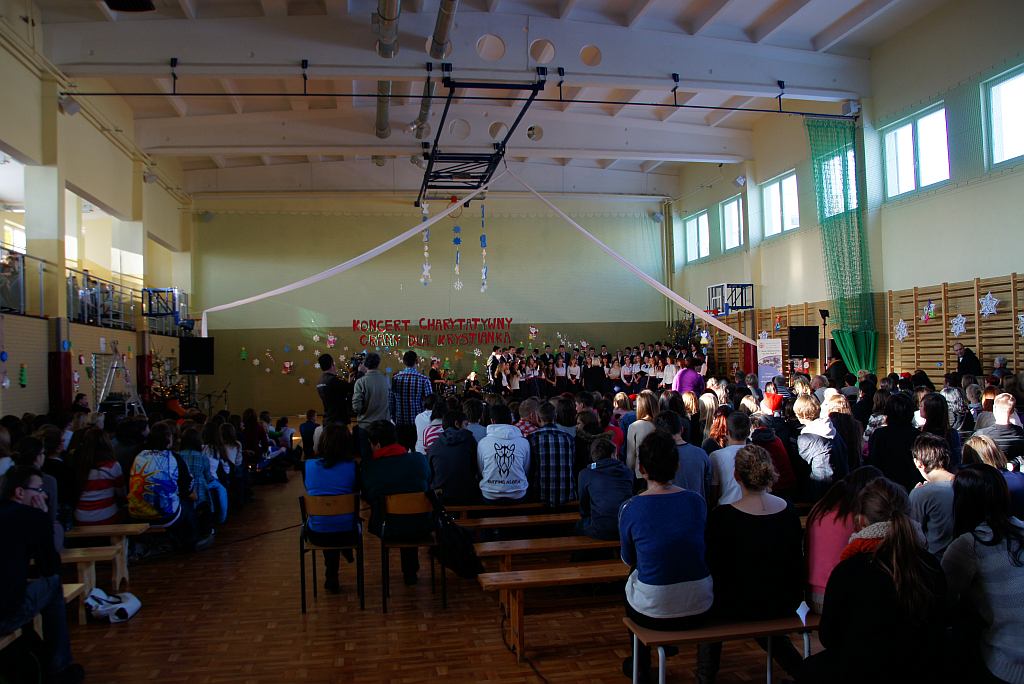 Koncert charytatywny w VI LO - cz1