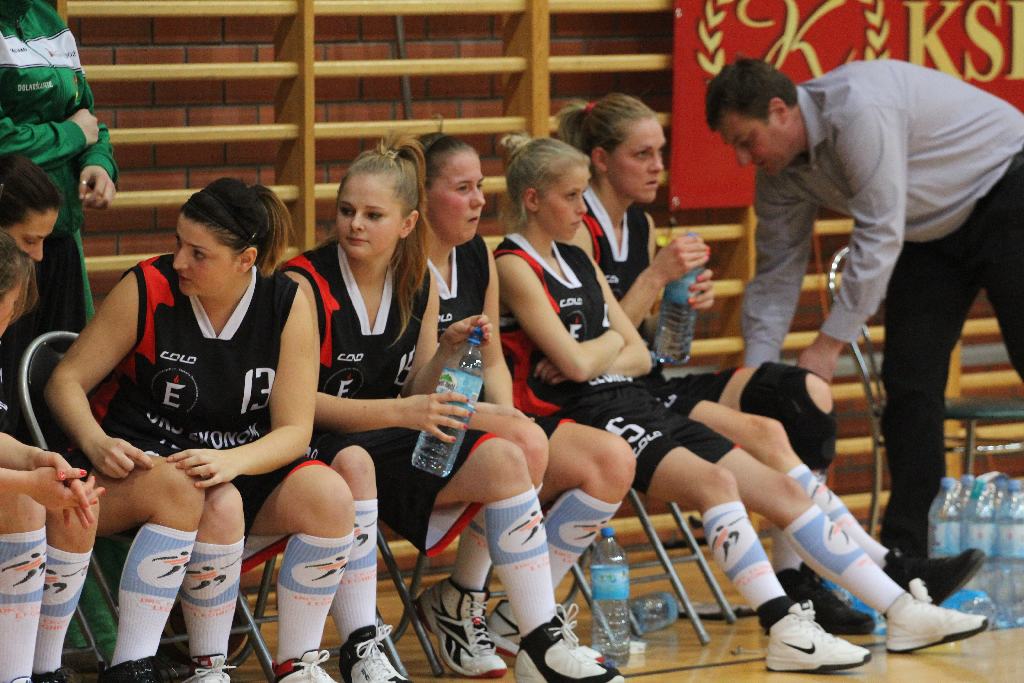Koszykówka kobiet: UKS Ekonom - Ślęza 57:80 cz2