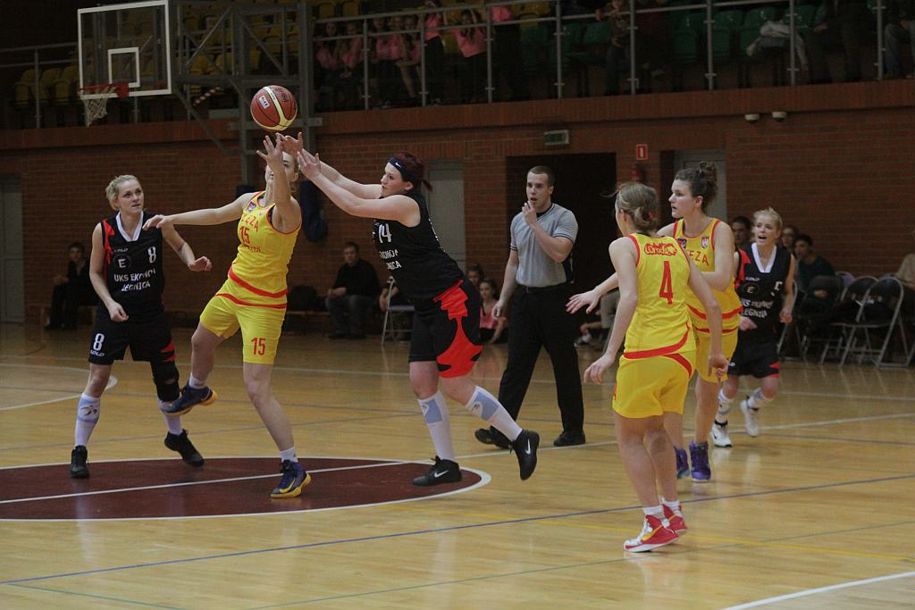 Koszykówka kobiet: UKS Ekonom - Ślęza 57:80 cz1