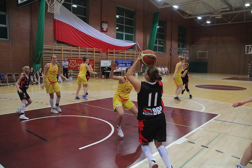 Koszykówka kobiet: UKS Ekonom - Ślęza 57:80 cz1