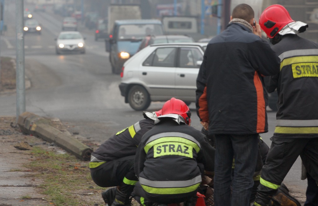 Potrącenie pieszego na ulicy Złotoryjskiej