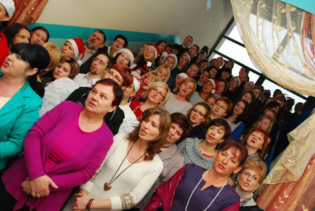 Wspólne kolędowanie w ZSO nr 3
