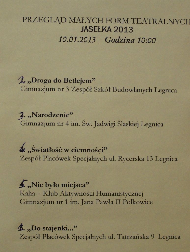 Jasełka w Młodzieżowym Centrum Kultury
