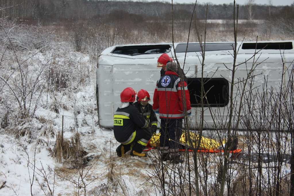 Wypadek busa w Rzeszotarach