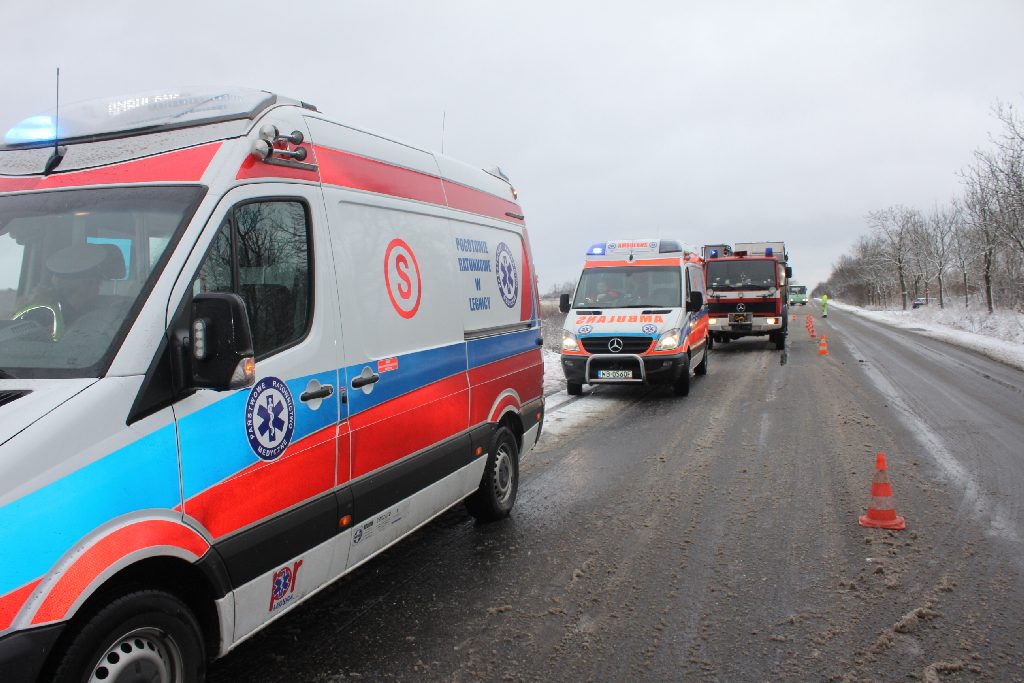 Wypadek busa w Rzeszotarach