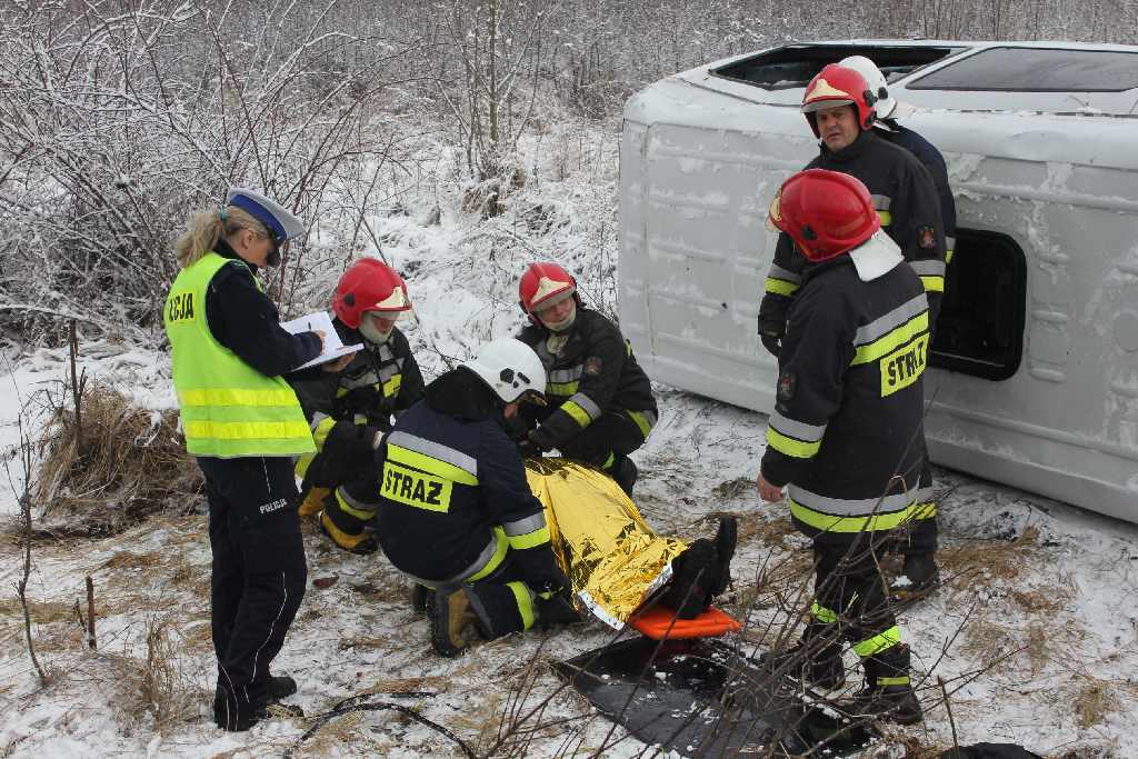 Wypadek busa w Rzeszotarach