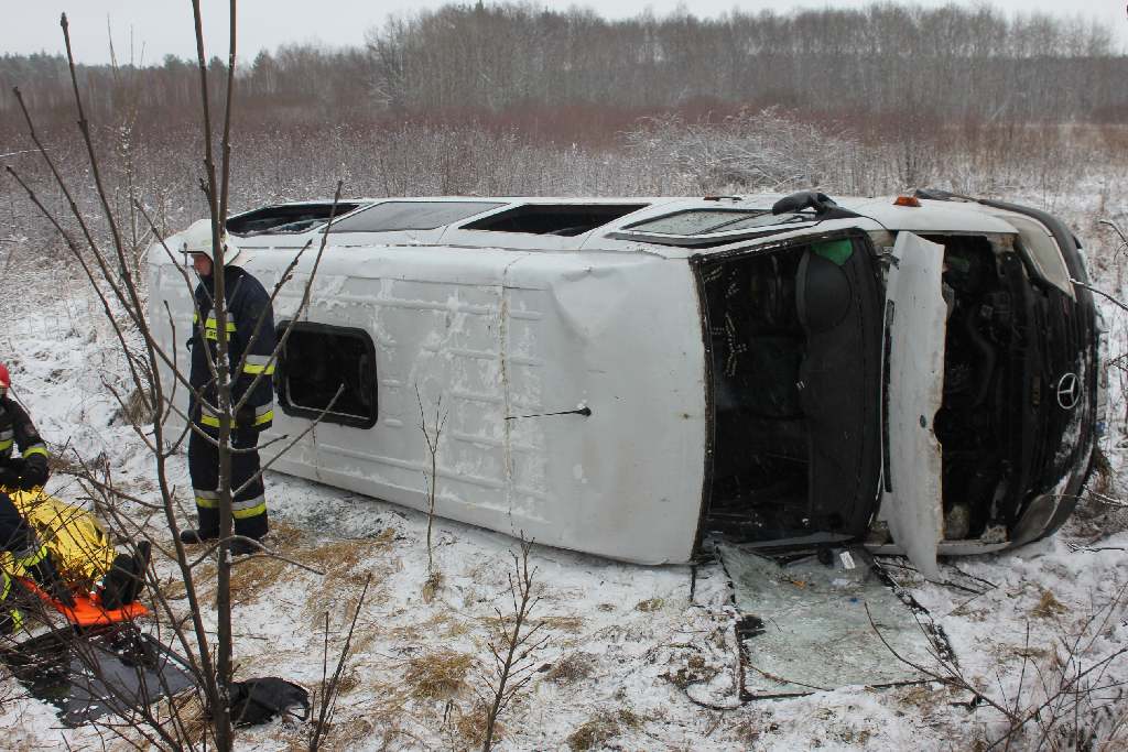 Wypadek busa w Rzeszotarach