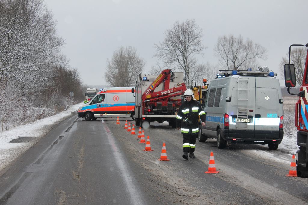 Wypadek busa w Rzeszotarach