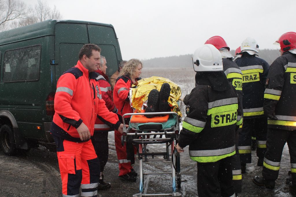 Wypadek busa w Rzeszotarach