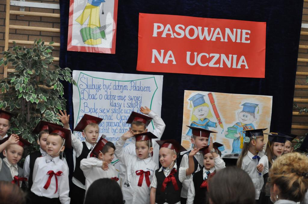 Pasowanie na ucznia w SP nr 1