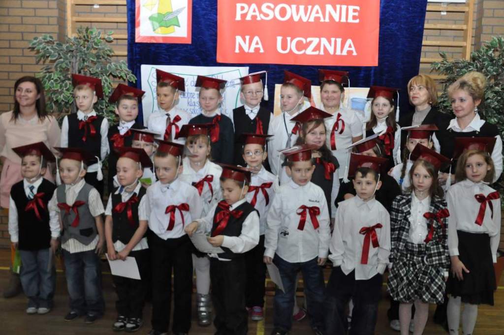 Pasowanie na ucznia w SP nr 1