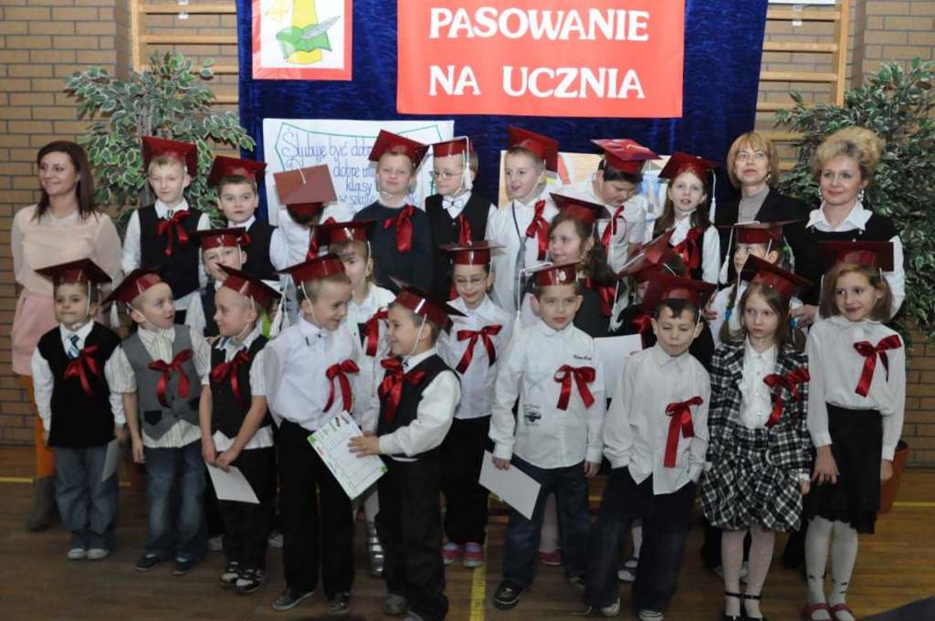 Pasowanie na ucznia w SP nr 1