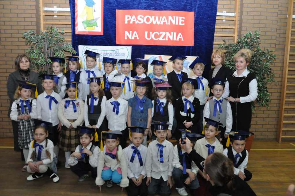 Pasowanie na ucznia w SP nr 1