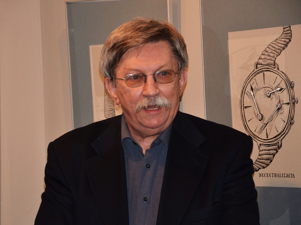 Leszek Ołdak „ŚwiatoPodgląd” – wystawa rysunku satyrycznego